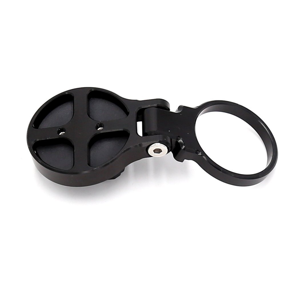 Thinvik Aluminum Alloy Bike Computer Stem Mount for Garmin Edge 1030 1000 820 810 800 520 510 500 25 - Angle Adjustable,Hinge Feature