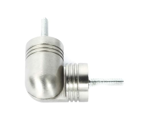 Urbanest Hinged Elbow Connector For Corner Or Bay Window Curtain