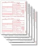 EGP IRS Approved 1099 INT Laser Tax Forms, 4-Part Set for 25 Recipients