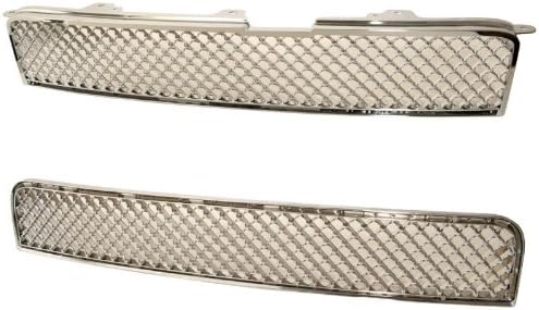 Scion xB bB Upper+Lower 3D Mesh Grill - Chrome