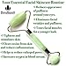 Best Jade Roller for Face Eyes and Neck - Premium Set of 2 Double End Jade Facial Roller and Bonus Eye Massager Made of Natural Jade Stones - Anti Aging Rejuvenating  Healing Slimming  Lymphatic Drainage Therapy Beauty Tools - Green - by MoodbooM