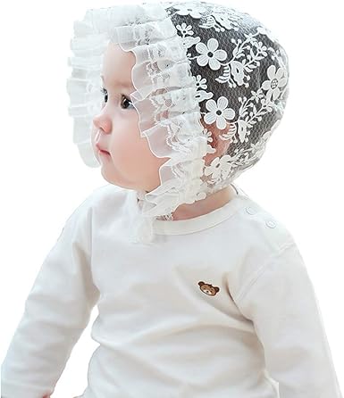 baby christening hat