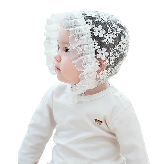 Christening hat for baby girl Clearance