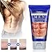 Hair Removal Cream for Men, Depilatory Cream, Natural Painless Permanent Thick Hair Removal Cream + Plastic Scraper, Used on Bikini,Underarm,Chest, Back, Legs and Arms for Men, 60ml