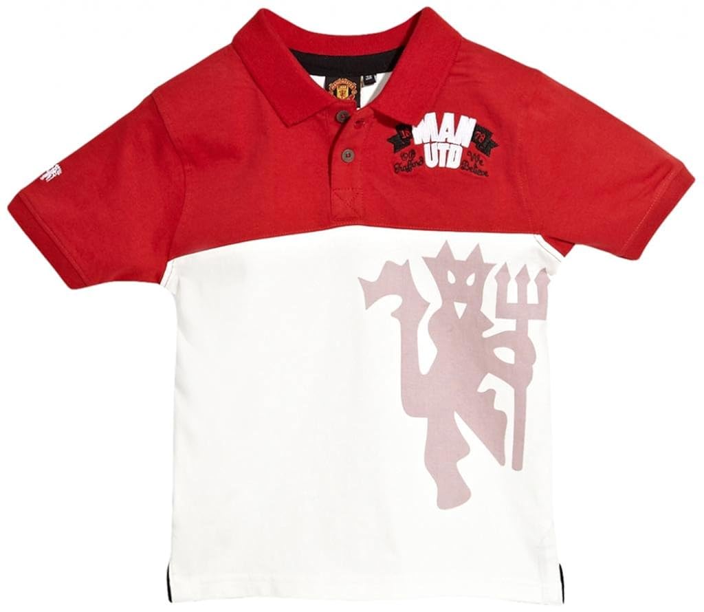 Buy Manchester United Boys Red We Believe Polo T Shirt 8907130022419 X Large At Amazon In