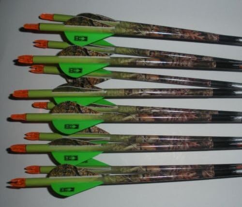Carbon Express Maxima Red 350 Carbon Arrows w/Blazer Vanes Vista Wraps 1 Dz.