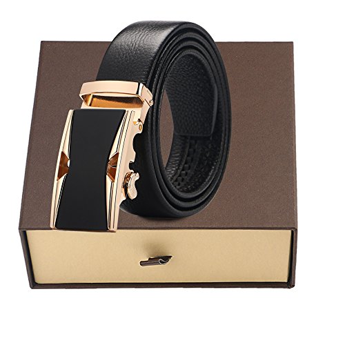 Men's belt, Iztor Genuine Leather belt with Buckle and Enclosed in Gift Box
