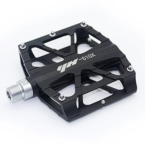 DRBIKE Platform Bike Pedals - Wide Bicycle Pedals 9/16