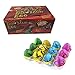 12Pcs Cute Magic Hatching Growing Pet Dinosaur Eggs, Large Size Colorful Dino Eggs Toys for Kids
