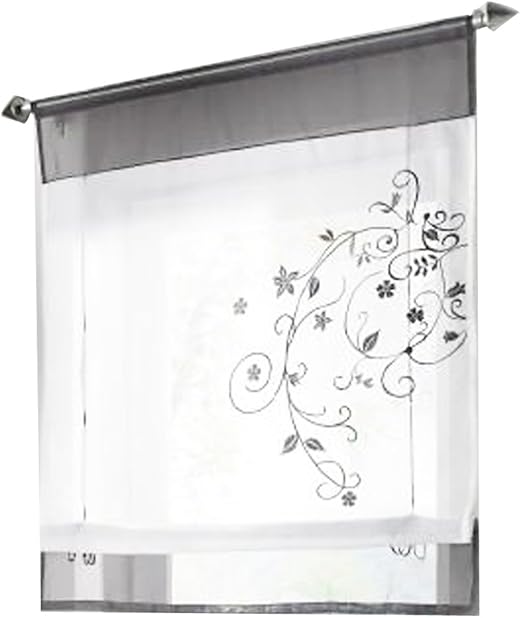 Amazon Com Livebycare 1pcs Country Style Floral Embroidered Roman