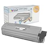 LD Compatible Toner Cartridge Replacement for Okidata C610 Series 44315304 (Black)