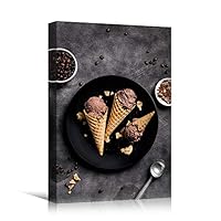 Canvas Wall Art Dessert Farmhouse/Country Food Fun Kitchen Multicolor Photography Spices - 12x18 inches