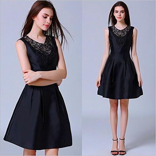 Amazon ノーブランド品 大人上品vネックレース ドレス ワンピース レディース 2l ブラック ワンピース チュニック 通販
