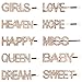 10PCS Word Hair Clip Letter Bobby Pins Sparkly Gold Barrettes Bling Handmade Luxury Crystal Hair Jewellery Headwear Accessories for Women Girls