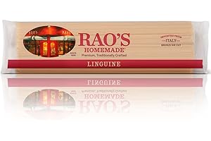 Rao's Homemade Linguine Pasta, 16oz, Traditionally Crafted, Premium Quality, From Durum Semolina Flour, Traditional Bronze Die Cut, Imported from Italy