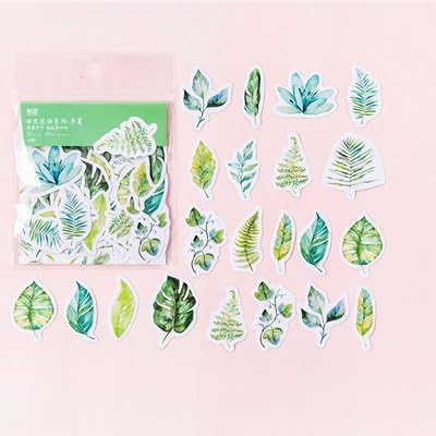 Vann92(TM) 45 Pieces/Pack Colorful Summer Flower DIY Decorative Stickers Sealing Paste Stick Label School Office Supply