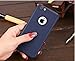 iPhone 7 Plus 5.5 Inch Full Body Hard Case-Auroralove 360 Degree Full Protective Slim Sleek Front Back Case for iPhone 7 Plus 5.5 Inch with Tempered Glass Screen Protector (Darkblue)