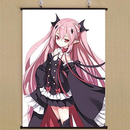 Cartoon world Seraph of the End Krul Tepes Home Decor Anime Japanese Poster Wall Scroll