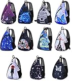 iColor Sling Backpack Small Crossbody Bag 15L Sports Outdoor Multipurpose Sports Backpack with Phone/Bottle Sleeve Carrier for Men Women Kids Hiking Cycling Walking Dog Bicycle Travel