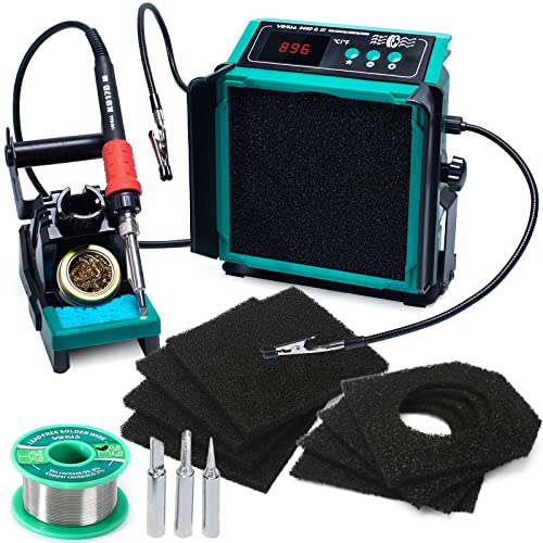 YIHUA 948DQIII 2IN1 Solder Fume Extractor Fan 110W Soldering Station