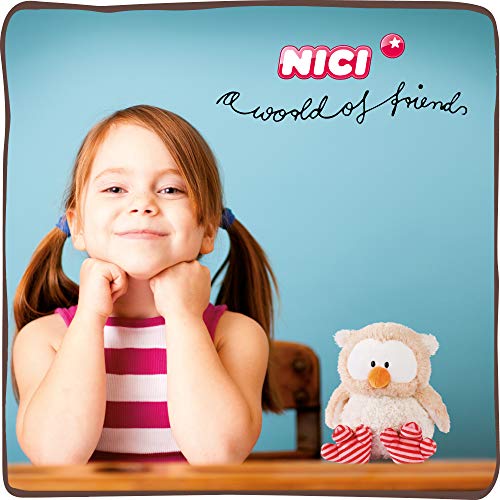 NICI Kuscheltier Eule Owluna mit drehbarem Kopf 35 cm – Eule Plüschtier für Mädchen, Jungen & Babys – Stofftier Eule zum… – Bild 7
