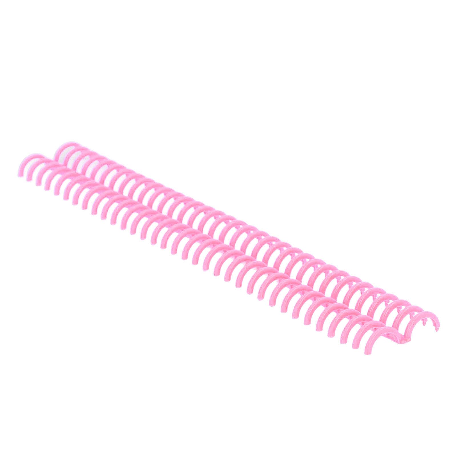 Photo 1 of 10 Pcs 15mm/0.59 in Binding Coils 32 Loop Spine for Books, Plastic Binding Rings for Manual Binding Machine, Wire Coils for Report Covers, Documents, Presentations, DIY Projects(Pink)