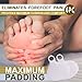 Gel Foot Pads – 6 PC – Metatarsal Pads Ball of Foot Cushions – Soft Gel Ball of Foot Pads – Mortons Neuroma Callus Metatarsal Foot Pain Relief Bunion Forefootthumb 1