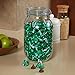 LaetaFood Bag - Hershey's Kisses Milk Chocolate Candy, Green Foils (Pack of 2 Pound)