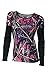 Moon Shine Attitude Attire Muddy Girl Camo Sleeve Black Long Sleeve - Large, Multicoloured