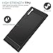 Sony Xperia XZ/XZs Case, MoKo Flexible TPU Bumper Slim Fit Case Carbon Fiber Design Lightweight Shockproof Back Cover for Sony Xperia XZ (2016) / XZs (2017) 5.2 Inch, Black