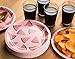 BLUE PANDA 80 Pack Pink Watermelon Paper Plates for Summer Baby Shower, 1st Birthday, One in a Melon Party Decorations (9 In) - Watermelon Birthday Decorations