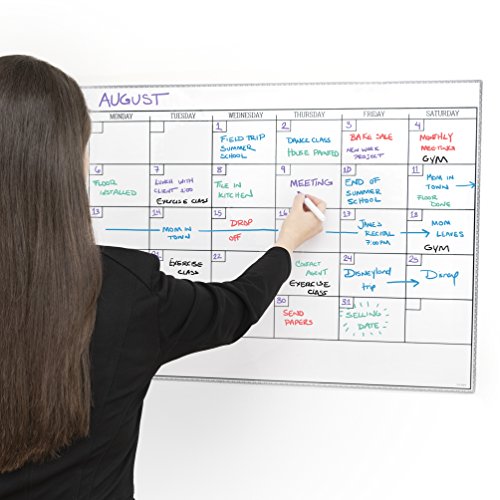 5 Wall+Calendar+Whiteboard+Stain+Resistant+Charting