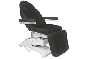 GreenLife 270° Swivel 4 Motors Electric Massage Table Facial Beauty Chair Eyelash Waxing Bed with Adjustable Height, Backrest