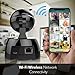 SereneLife Indoor IP Camera - HD 720P Network Security Surveillance Home Monitoring w/Motion Detection, Night Vision, Ptz, 2 Way Audio, iPhone Android Mobile App Pc WiFi Access - IPCAMHD30BK