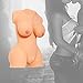 Y-Not 3D Sex Love Doll Silicone Male Masturbator Torso Realistic Breast Pussy Ass Adult Sex Toy Flesh Color 16.3 lbs