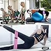 Resistance Bands [Set of 3], Fabric Resistance Hip Bands Set with 3 Resistance Levels for Hips & Glutes,Workout Booty…