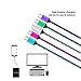 Android Charger Cable,Sicodo 5 Pack Micro USB Cable 6FT USB 2.0 Cable High Speed Sync Charger Nylon Braided Cord for Samsung Galaxy S6 S7 Edge J7 Note 5,Kindle,LG,Xbox,PS4,Camera,Smartphones and More