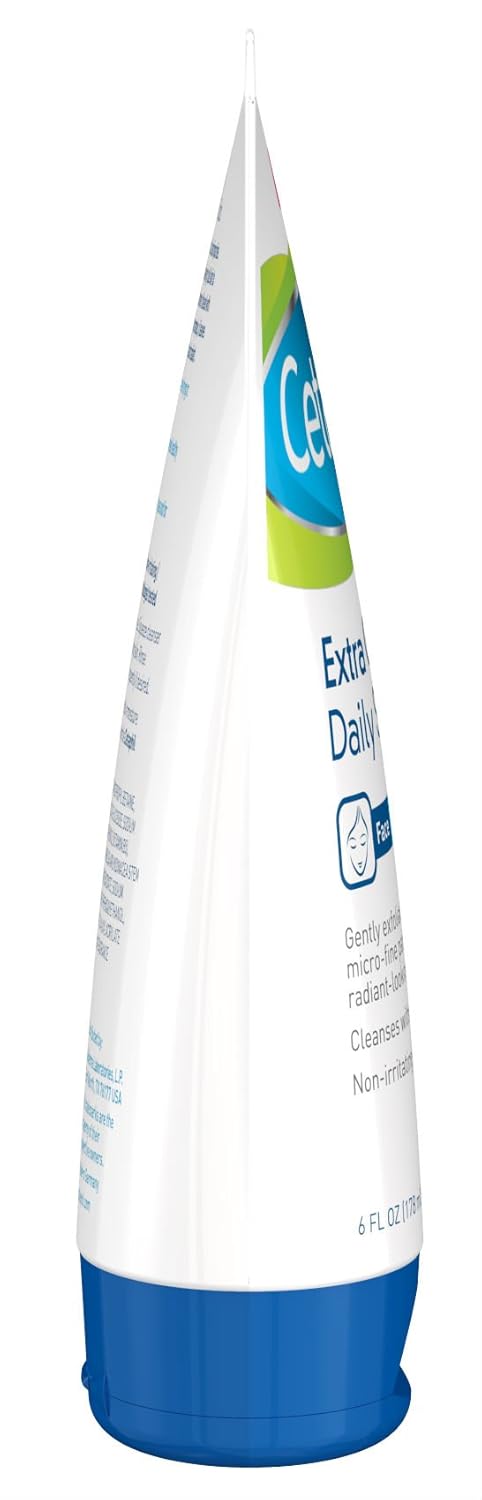 Extra Gentle Daily Scrub ,Gently Exfoliates & Cleanses Without Over-drying, For All Skin Types, Non-Irritating & Hypoallergenic,Suitable For Sensitive Skin, 6 Fl Oz, Pack of 2: Beauty