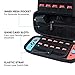 Carrying Case for Nintendo Switch, SPERVS Portable Carry Cases & Storage with 20 Game Cartridges Hard Shell Pouch for Nintendo Switch Console & Accessories Included AC Adapter Switch Travel Casethumb 1