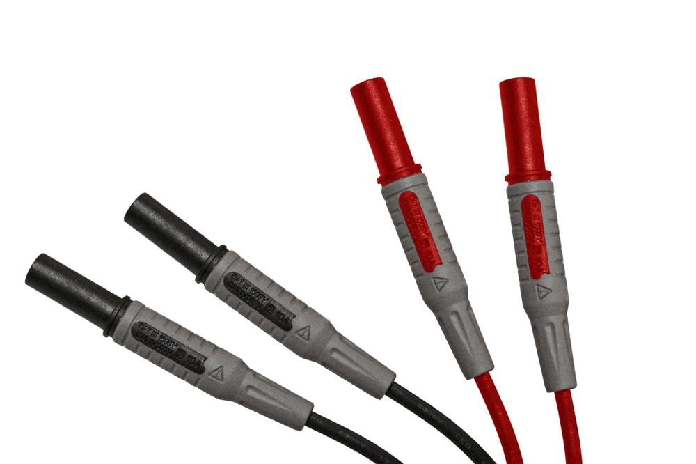 PeakTech insulated 4 mm connection cables - CAT III 1000 V, P 7020, 1 piece