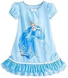 Disney Store Cinderella Big Girls' Blue Ruffles Nightshirt