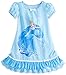 Disney Store Cinderella Little Girls' Blue Ruffles Nightshirt