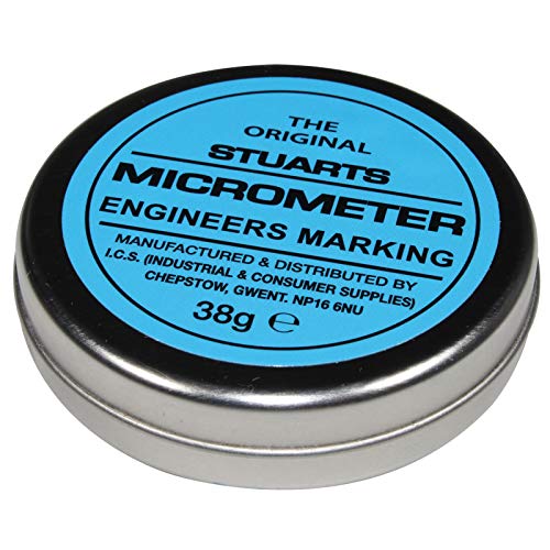 Stuarts Micrometer Engineers Marking Blue (6 Tins, Blue)