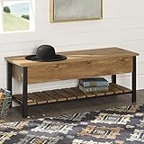 Walker Edison Julian Rustic Farmhouse Lift Top