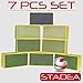 Diamond Hand Polishing Pads STADEA for Stone Concrete Granite Marble - Set of 7 Pcs