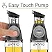 Avvio Olive Oil Dispenser Bottle - Leakproof Glass Oil Bottle– 17 Oz Glass Cruet No Drip Pourer Spout – Olive Oil Dispensing Bottle with Measurements for Olive, Cooking, Vegetable Oil Vinegar