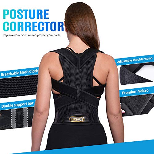 Breathable Back Support and Lumbar Lower Back Brace provides Back Pain Relief Keep Your Spine