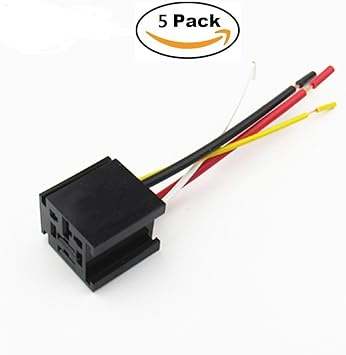 Amazon Com Shenlang 80a 4 Pin 5 Pin Relay Connector Socket