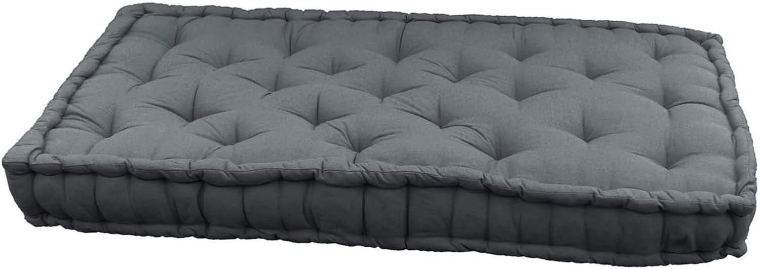 Coussin De Sol Double 60x120x15 Cm Gris Amazon Fr Vetements Et Accessoires
