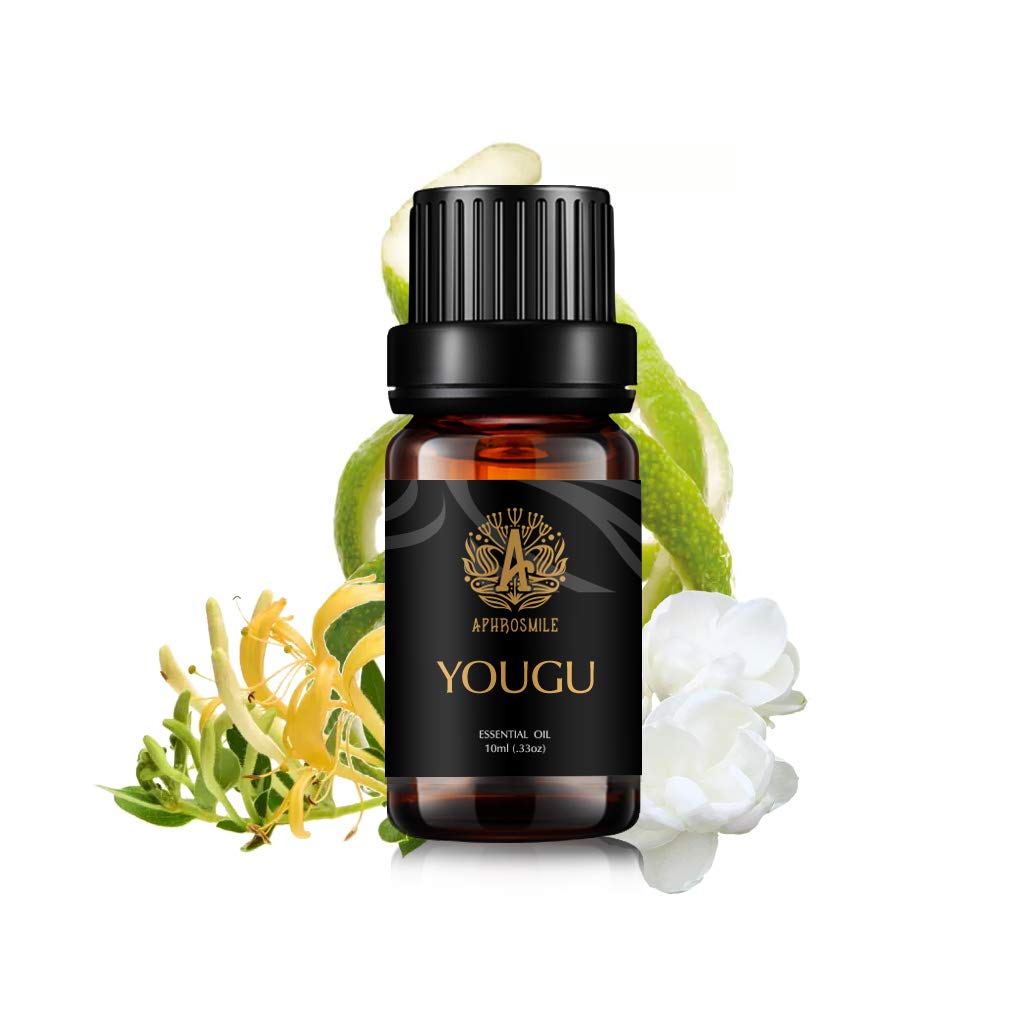 Yougu Essential Oil for Diffuser - Therapeutic Grade Scented Oil, 100% Pure Aromatherapy Fragrance for Massage, Humidifier 0.33oz-10 ml